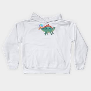 Play That Beach Ball, Dino-Stegosaur! Kids Hoodie